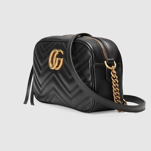 Túi Gucci GG Marmont Small Shoulder Bag Nữ Màu Đen